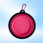 Plato Plegable para Perro Portátil de Silicona con Mosquetón - Imagen 4