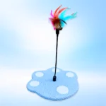 Rascador para Gatos con Juguete Interactivo
