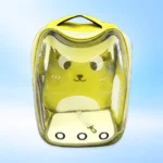 Mochila Transportadora para Gatos Tipo Cápsula Transparente y Ventilada - Imagen 4