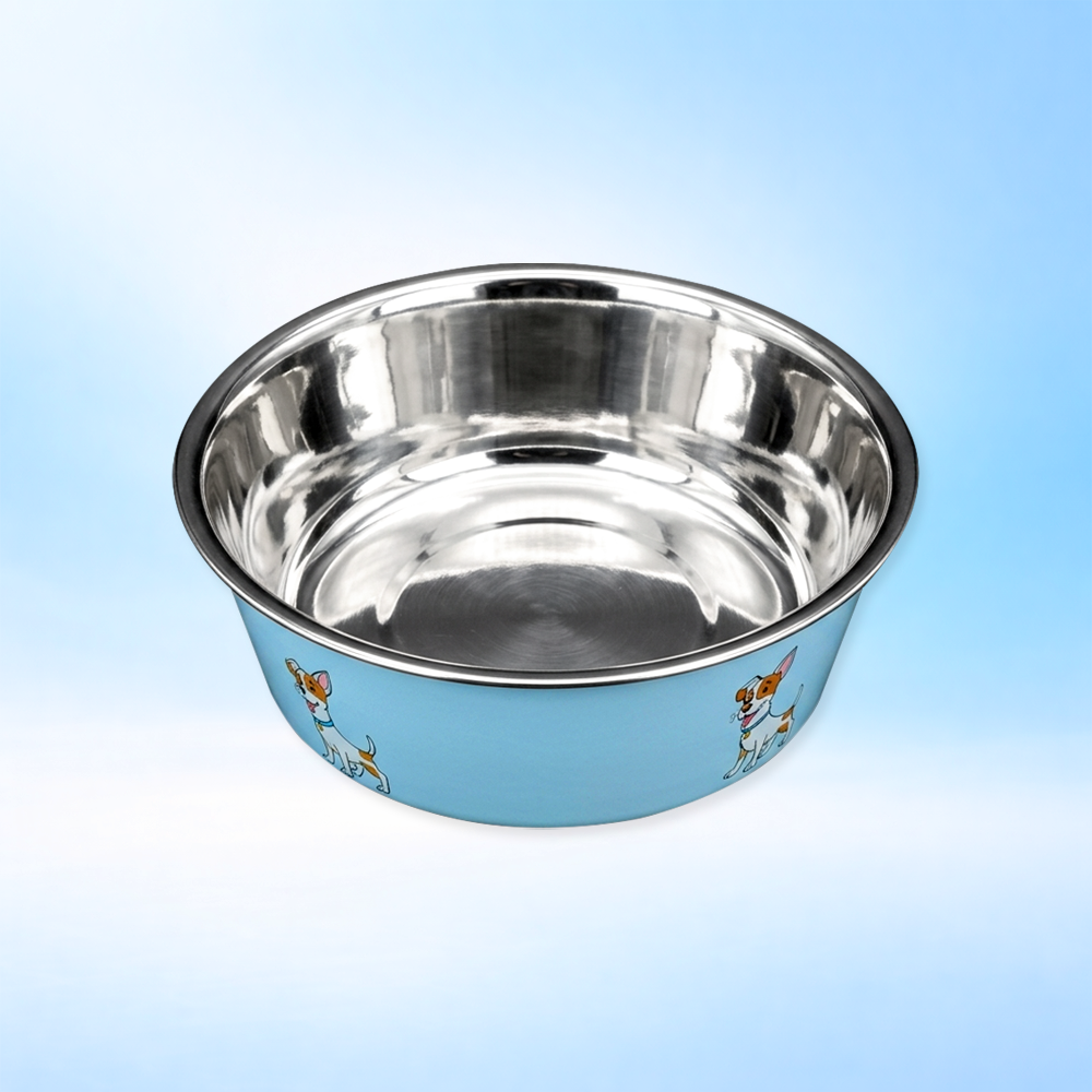 PAI19_01 plato de acero inoxidable para perros