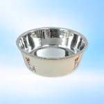 Plato de Acero Inoxidable para Perros 19 cm Resistente y Fácil de Limpiar - Imagen 2